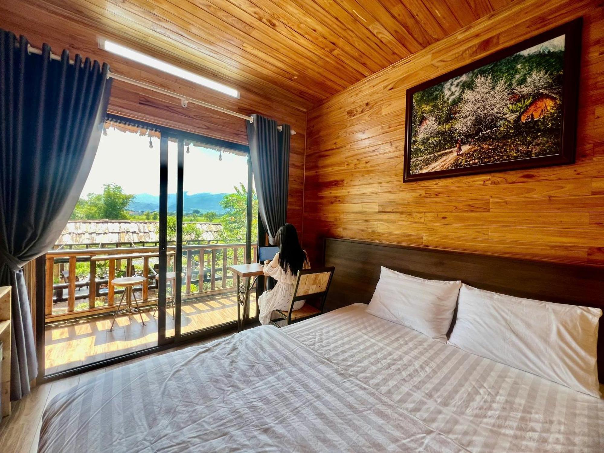 Tran Gia Homestay Nghia Lo Exterior foto